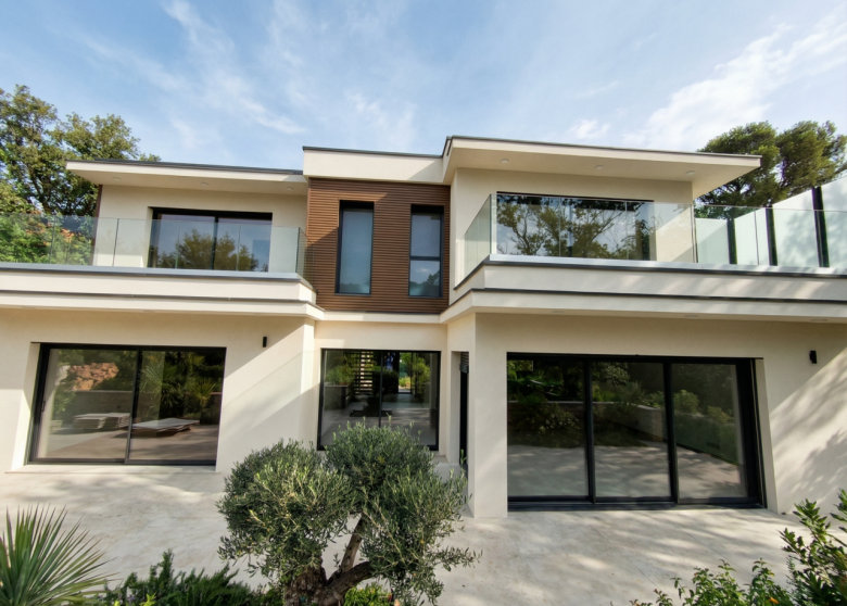 Maison contemporaine facade arrière 1