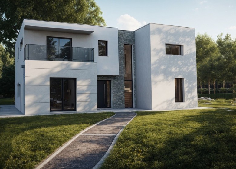 Facade avant yvelines toit plat