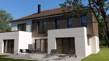 Maison sur mesure bardage en bois