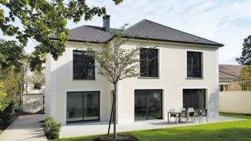 Maison sur mesure realisation terrasse beton