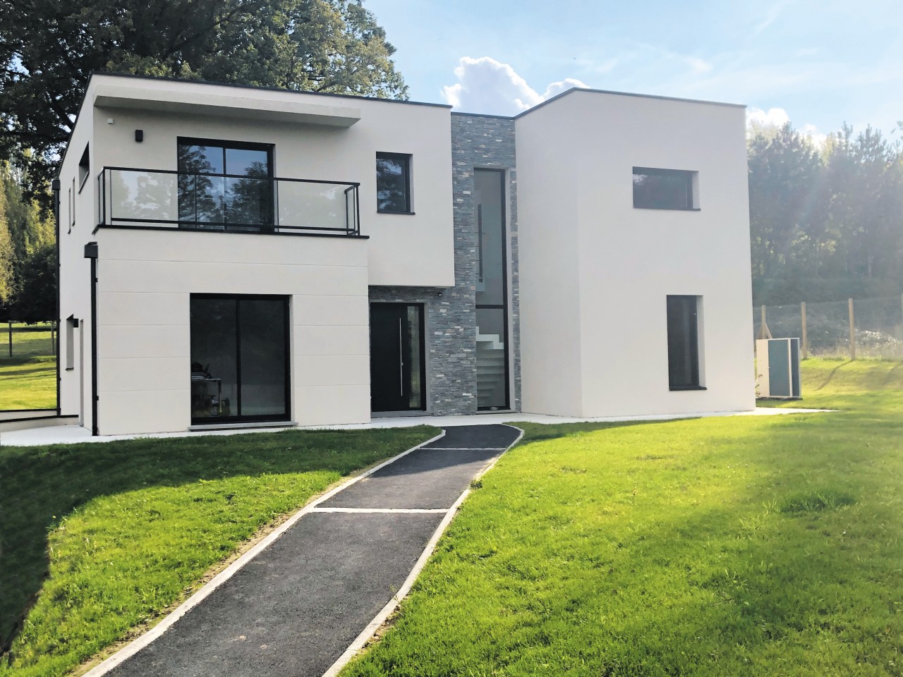 Plan maison contemporaine sur-mesure dans les Yvelines